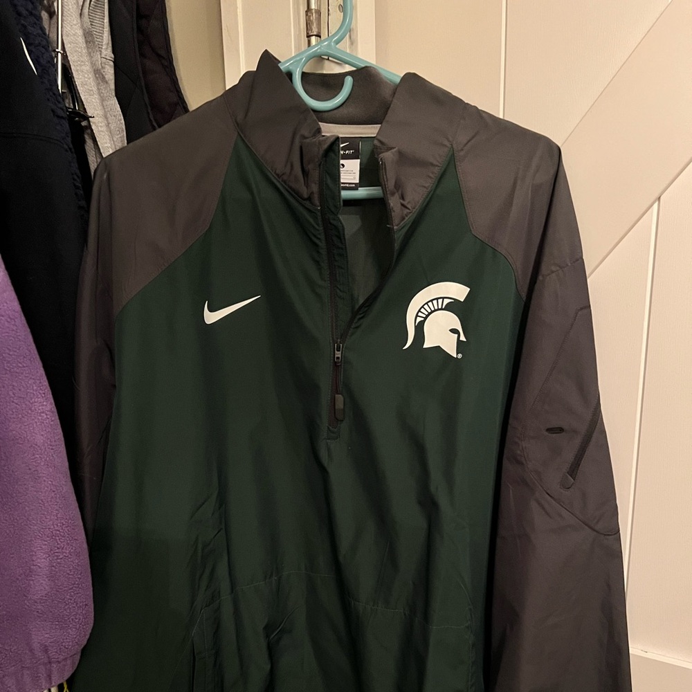 Brand new never worn Michigan State varsity quarter zip